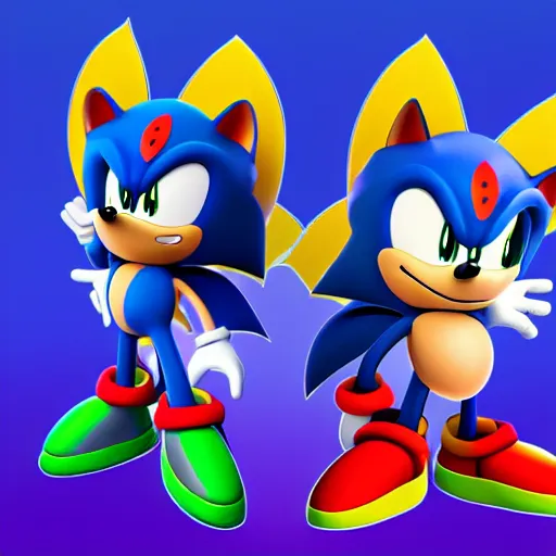 ArtStation - Classic / Modern / Boom Sonic models