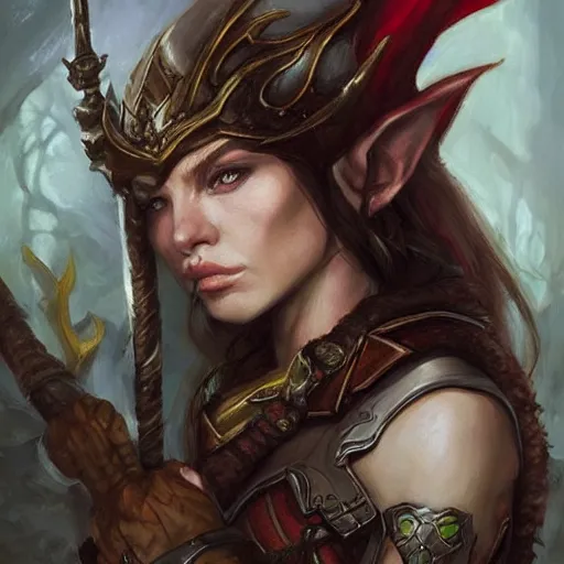 Prompt: fantasy dungeons & dragons portrait by Livia Prima,female elf,beautiful,D&D,detailed,masterpiece,face