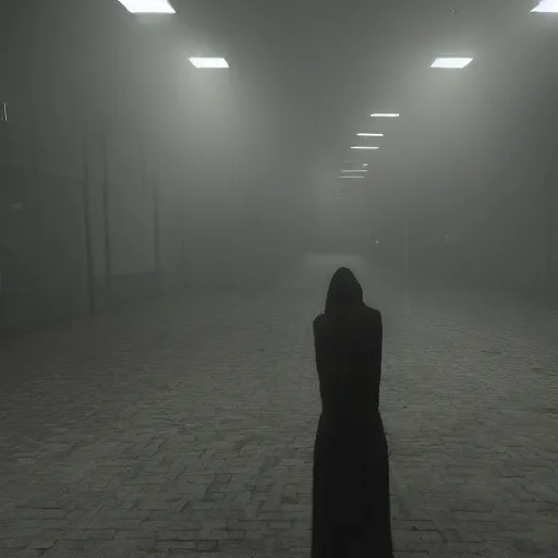 Prompt: a modern silent hill remake, raytracing, 4 k