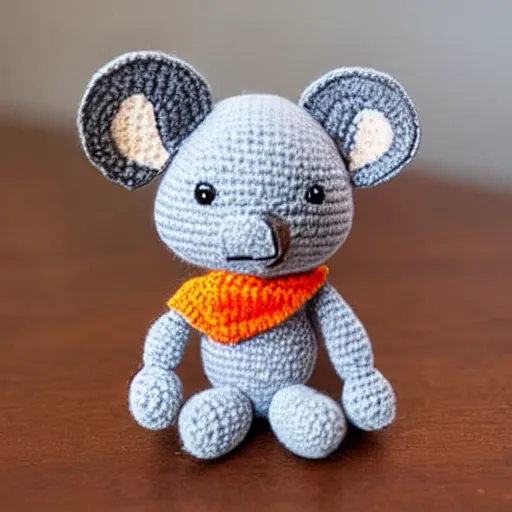 Image similar to a koala amigurumi