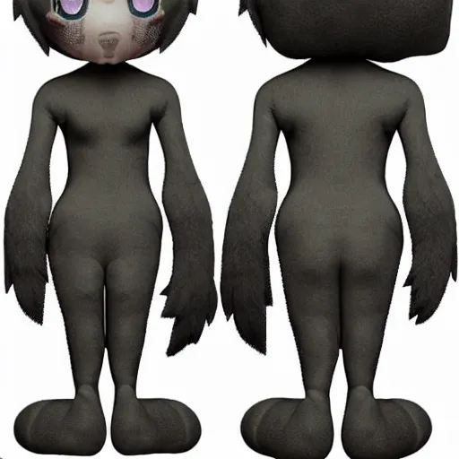 Image similar to a cute fumo plush of a lost waif spirit found in the depth of a well, eldritch, vray