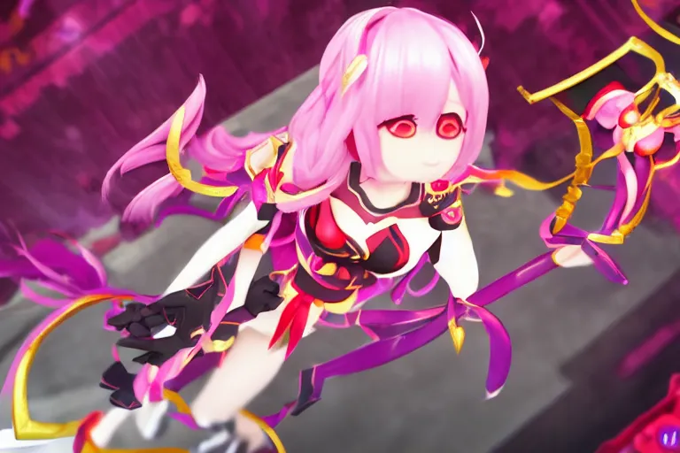 Image similar to yae miko from honkai impact