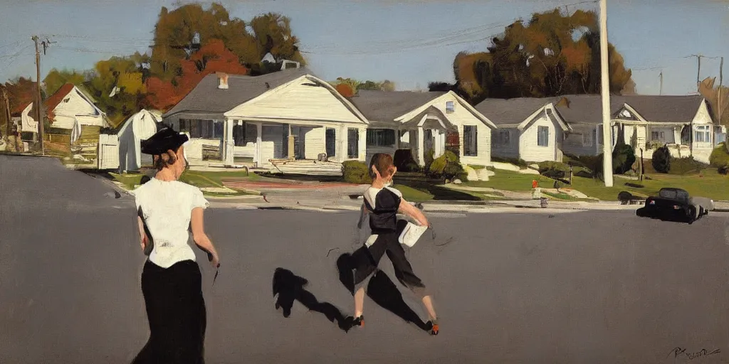 Image similar to us suburbs ben aronson 1950