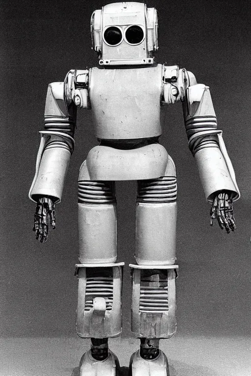 Image similar to soviet military robot, scary, futuristic