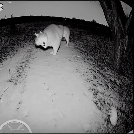 Image similar to nighttime trailcam footage of dr. phil