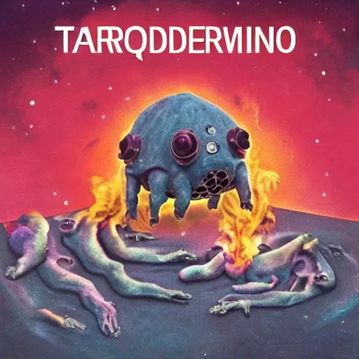 Image similar to tardigrade inferno album cover