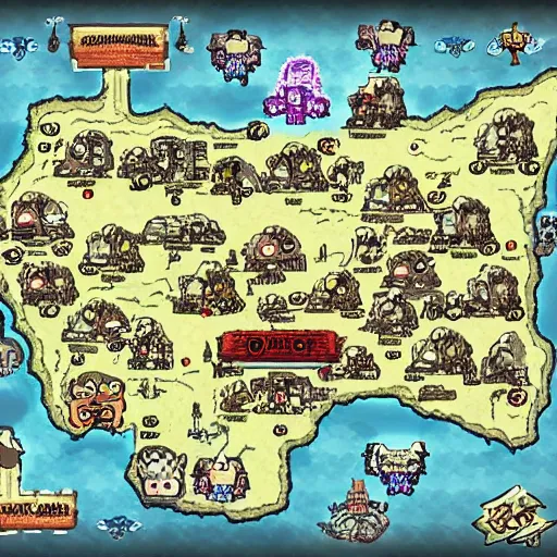 Image similar to the binding of isaac, among us map