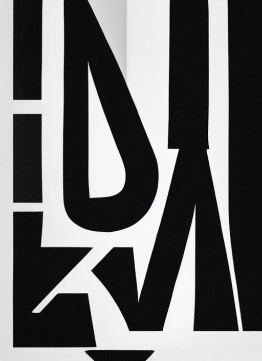 Image similar to black on white letter a designed by dinamo typefaces