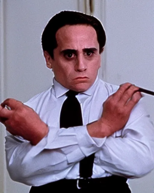 danny devito as patrick bateman in american psycho, | Stable Diffusion ...