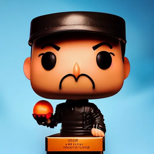 Prompt: “ very very intricate photorealistic photo of a jeff bezos funko pop, detailed studio lighting, award - winning crisp details ”