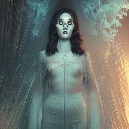 ghost woman art