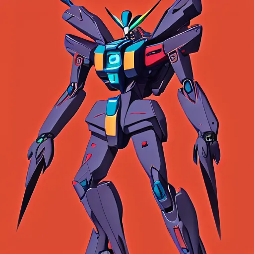 Prompt: vitruvian mecha, concept gundam macross evangelion, illuminated features, dramatic moonlit lighting, diagram specifications notations, artstation