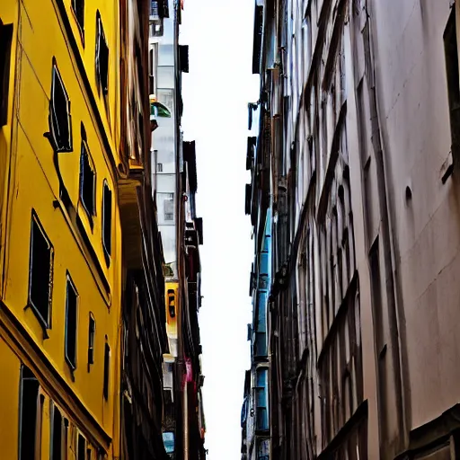 Prompt: Vertical street