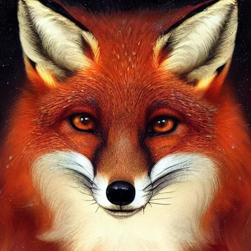 Prompt: perfectly-centered-Portrait-full-shot of a fox, wearing a santa hat, intricate, elegant, super highly detailed, professional digital painting, artstation, concept art, smooth, sharp focus, no blur, no dof, extreme illustration, Unreal Engine 5, 8K, art by artgerm and greg rutkowski and alphonse mucha and loish and WLO