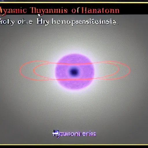 Prompt: Dynamic properties of a Hydrogen atom