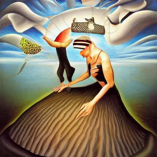 Prompt: art of jenni passanen surrealism