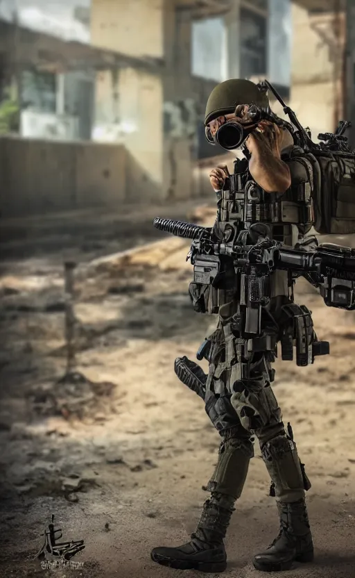 Image similar to an escalating violent firefight, highly detailed, high resolution, action figure, collection product, stunning, girls frontline style, bokeh soft, 100mm, trending on instagram, by professional photographer, realistic human anatomy, realistic military carrier, modern warfare, realistic weapon, shot with a arriflex 35 ii, low saturation