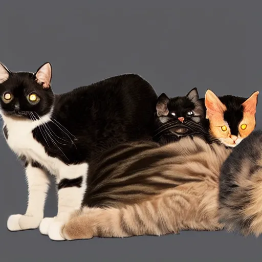 Prompt: cat centipede hybrid