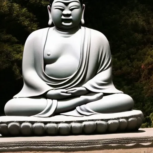 Prompt: real life buddha as a real human. photo. realistic.