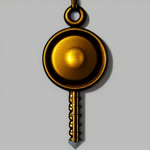 Prompt: a item of the metal key, icon, vray 4k render, on the white background, rpg game inventory item