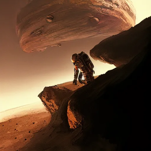 Prompt: elon musk in mars by greg rutkowski, digital art, trending on artstation, highly detailed