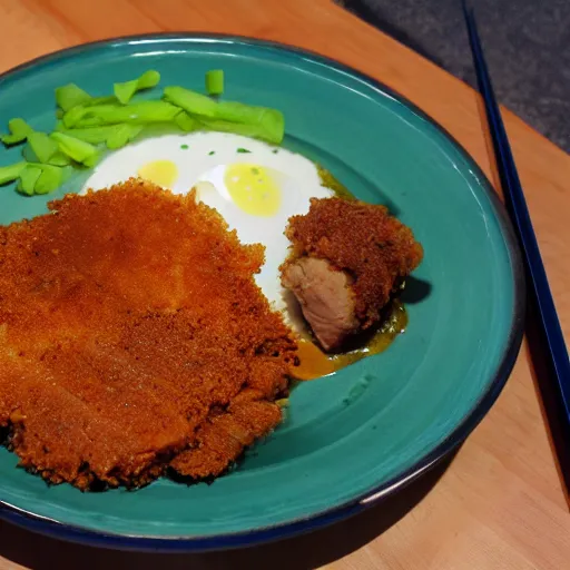 Prompt: Pork Tonkatsu Curry, Pullitzer prize winning photograph