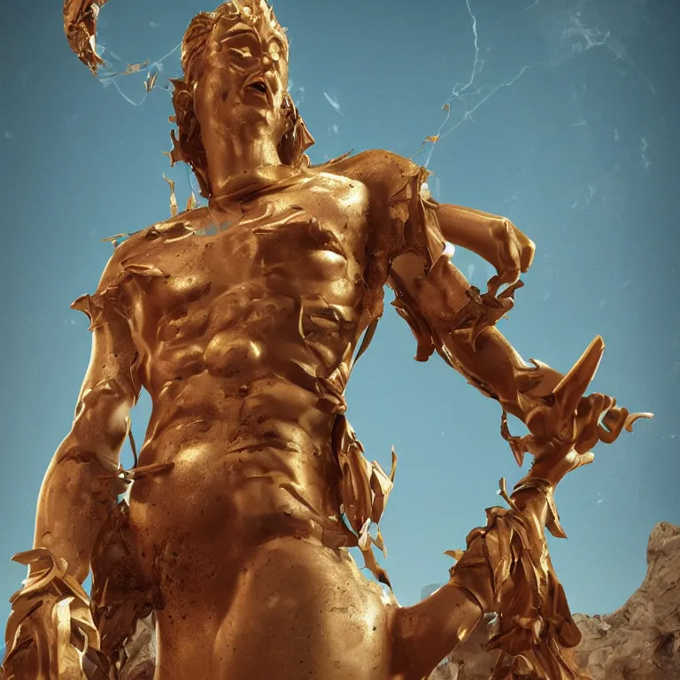 Prompt: octane render portrait by wayne barlow and carlo crivelli and glenn fabry and salvador dali and wes anderson, a futuristic ancient greek god of nachos, cinema 4 d, ray traced lighting, very short depth of field, bokeh