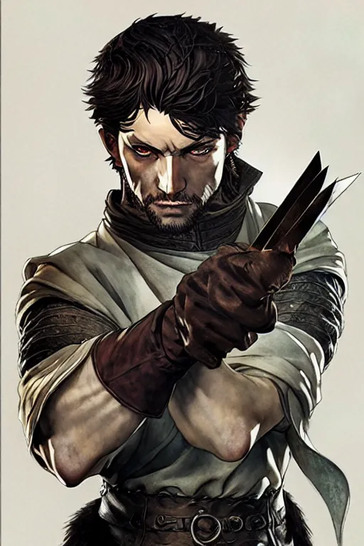 Image similar to attractive man, game of thrones, painting by j. c. leyendecker, yoji shinkawa, katayama bokuyo