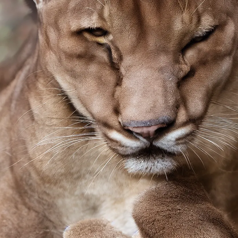 Prompt: urvashi rautela as a cougar, ultra realistic, highly detailed, canon 3 5 mm photography