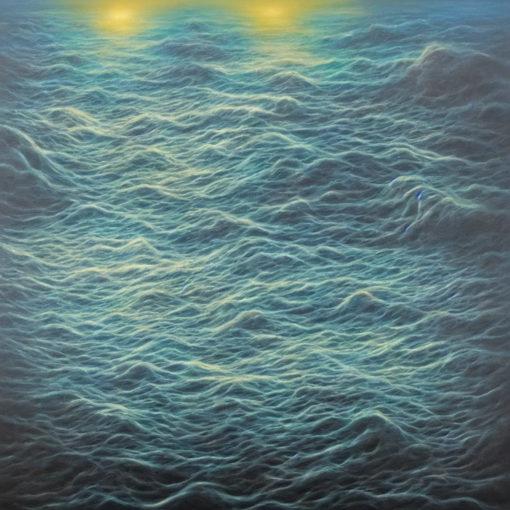 Image similar to the oceans of time will grind us all to dust, surreal, weird, oil on canvas