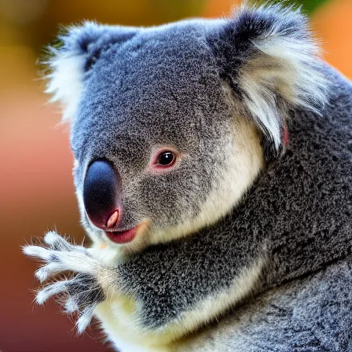 Image similar to rainbow furred koala