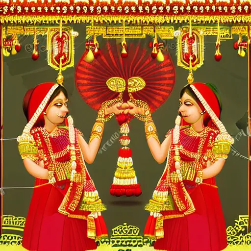 Image similar to happy raksha bandhan theme vector art photorealistic high detailed painting