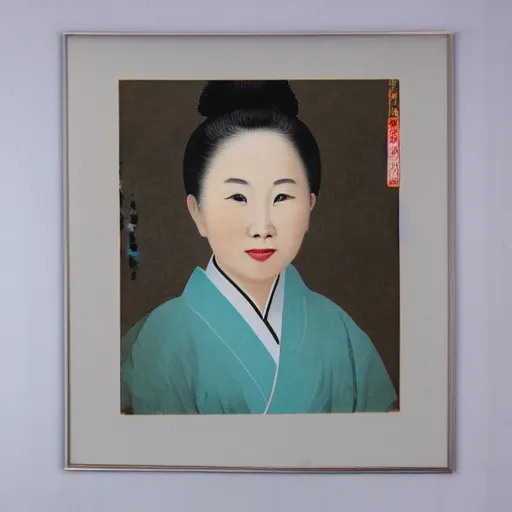 Image similar to hinese style portrait of a lady