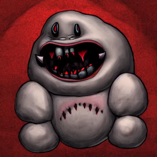 Prompt: realistic monstro from binding of isaac game