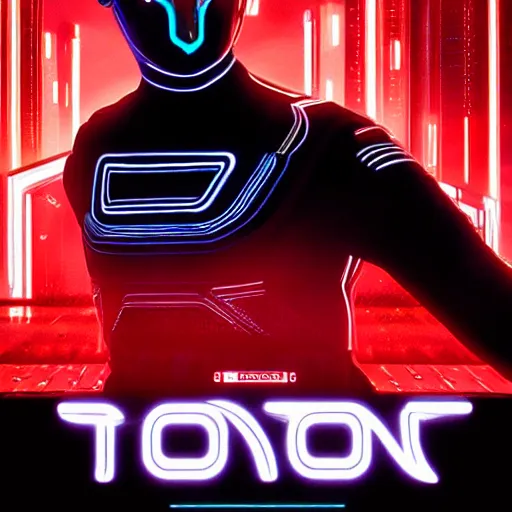 Image similar to tron legacy