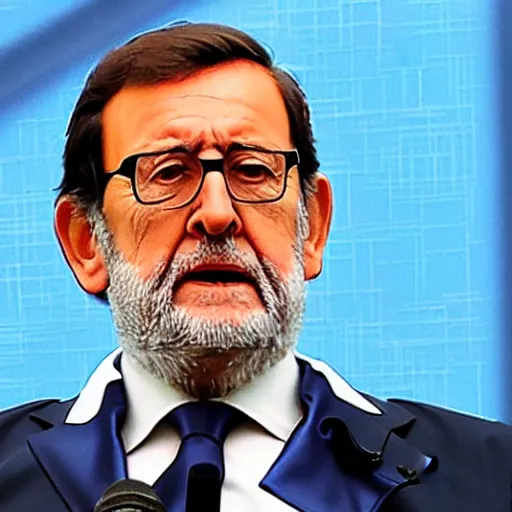 Image similar to Mariano Rajoy as Octopus from Spiderman