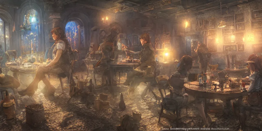 Image similar to let us not seek to satisfy our thirst for freedom by drinking from the cup of bitterness and hatred. ultrafine highly detailed hyper colorful illustration, sharp focus, octopath traveler, final fantasy, unreal engine highly rendered, global illumination, radiant light, intricate and detailed environment