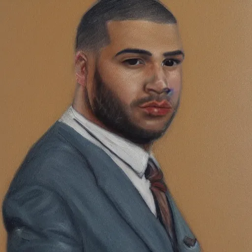 Image similar to a highly detailed painting of a mixed man