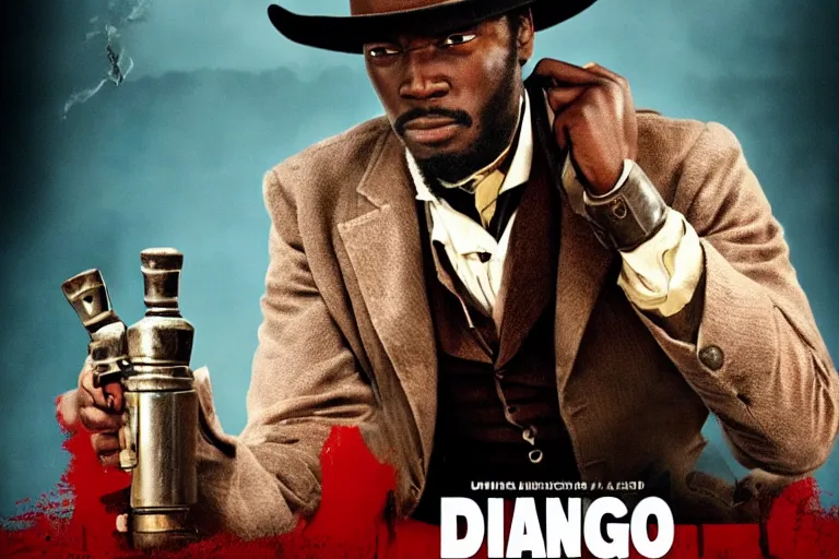 Prompt: django unchained ( 2 0 1 2 ) directed by quentin tarantino