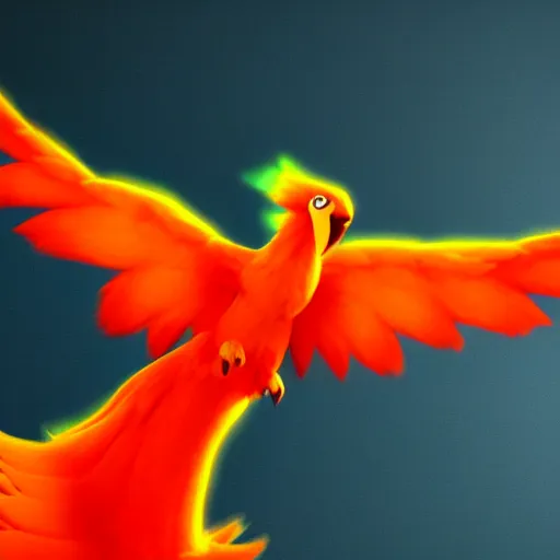 Image similar to photography of a realistic moltres bird, ultra detailed, 8 k, cinematic lighting, natural background, trending on artstation, pokemon