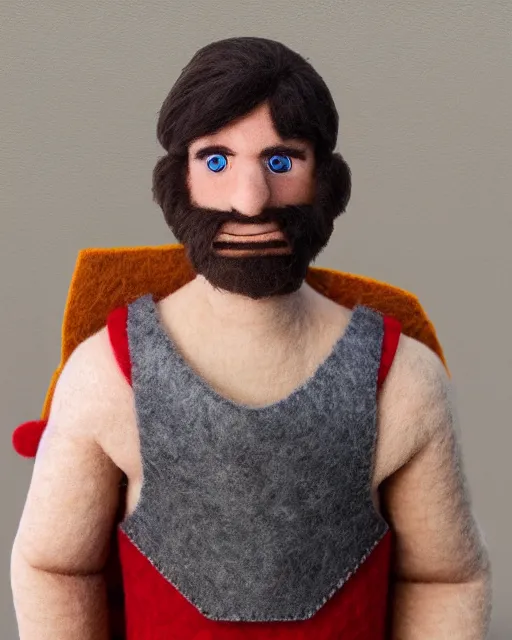 Prompt: twitch streamer aidan ross. highly detailed felt. hyper real photo. 4 k.