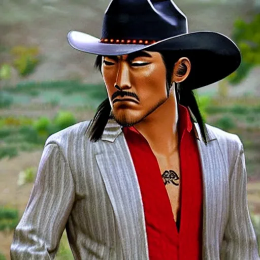 Prompt: yakuza vaquero