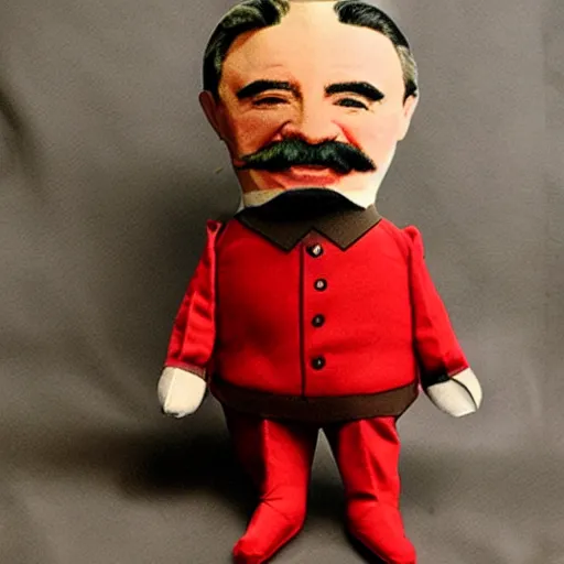 Image similar to stalin as a plushie toy