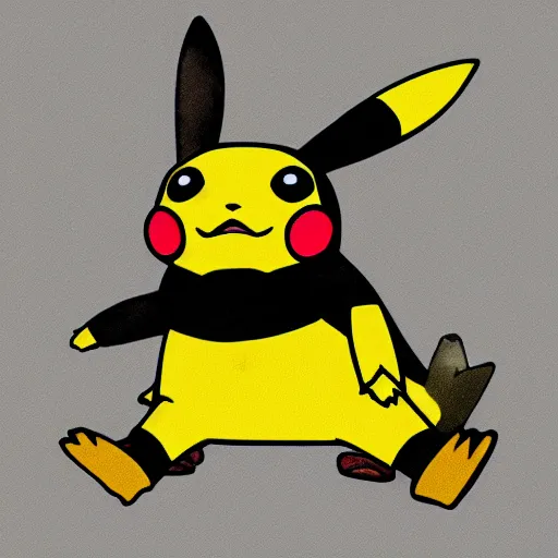 Image similar to a brick pikachu