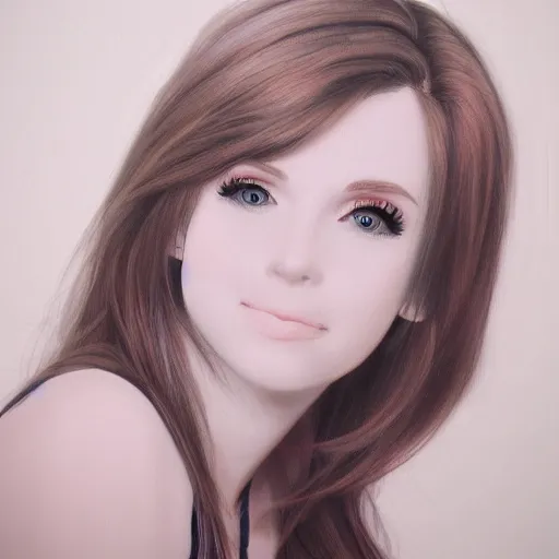 Prompt: amouranth photorealism art, highly detailed