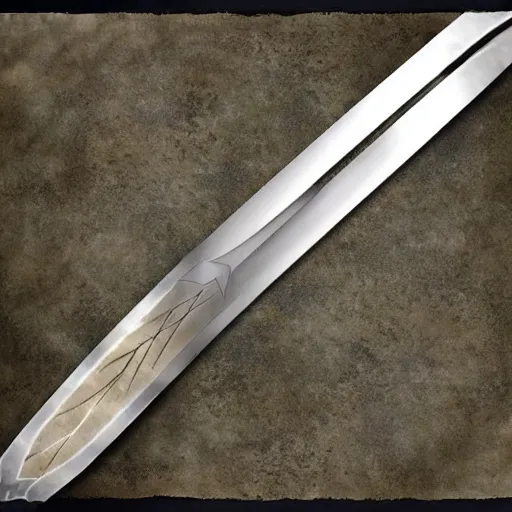 Image similar to A huge two-handed sword with a wavy blade and large cross guard. The blade has a faint blue sheen, and radiates a sense of unease. Deviantart