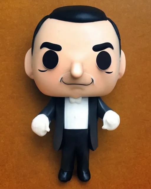 Image similar to mr bean as a funko pop!