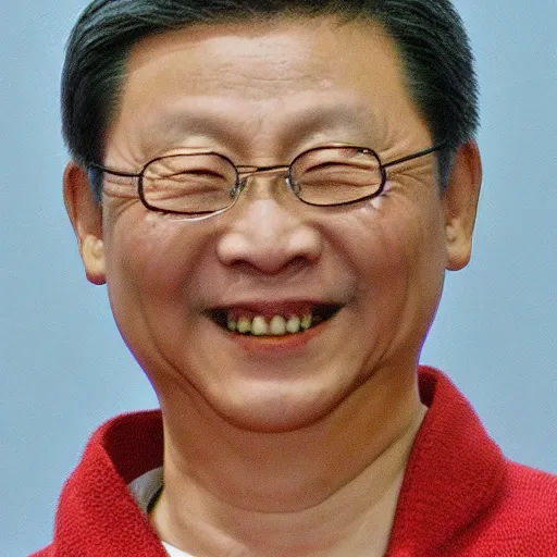 Image similar to xi - jing ping smiling