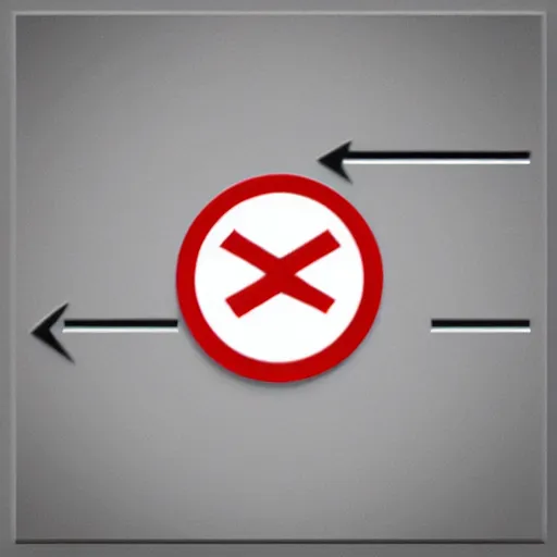 Prompt: arrow icon showing reset action, modern, pictorial mark, iconic logo symbol