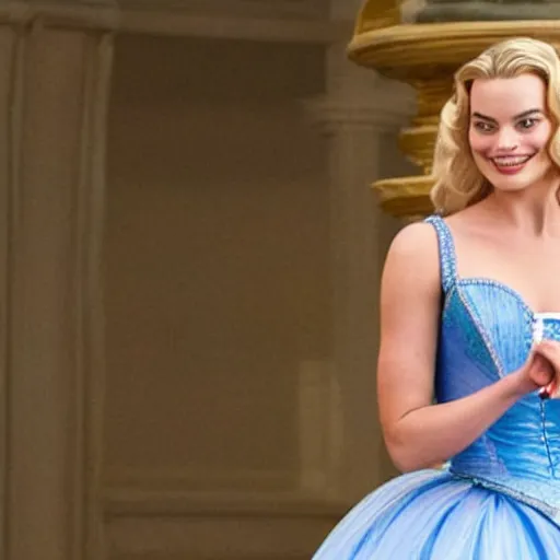 Prompt: Margot Robbie as Cinderella